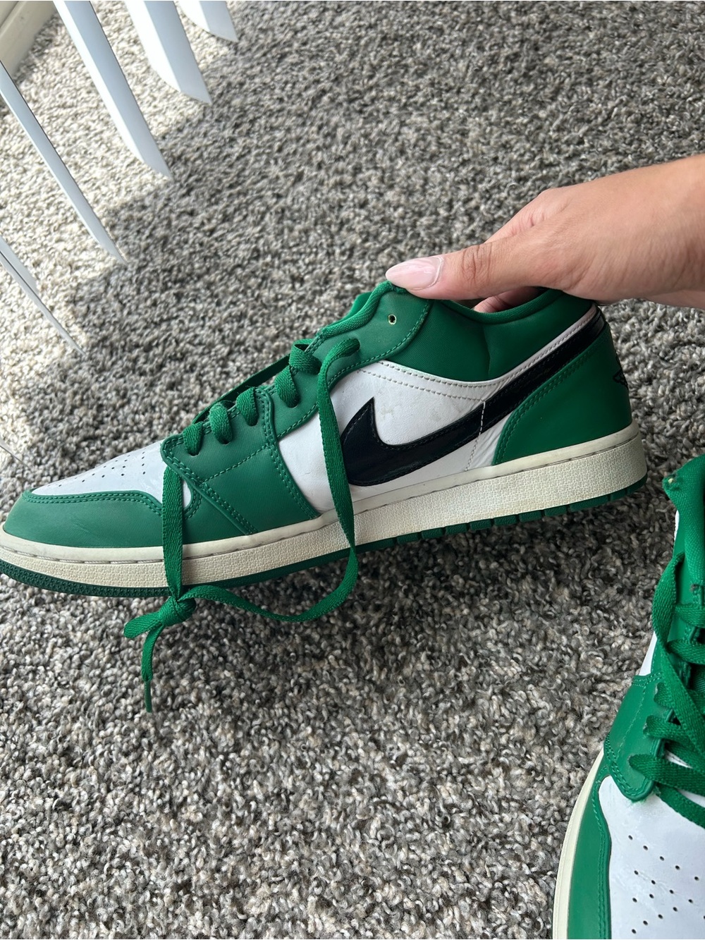 Air Jordan 1 Low Pine Green